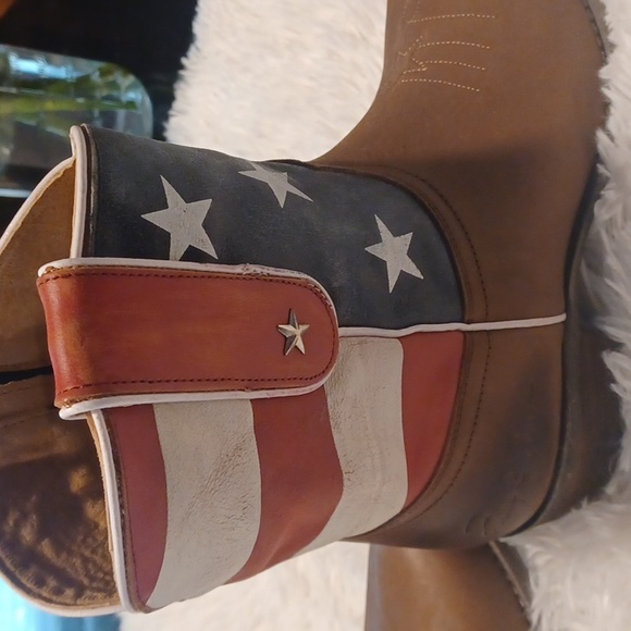 Sheryl Crow American Flag Boots Size 9.5 NWT - Picture 5 of 13